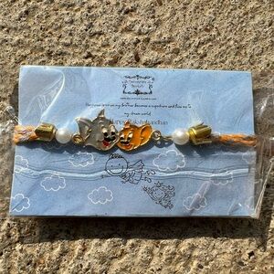Tom and Jerry Bracelet‎ with Gold and Silver Accents new